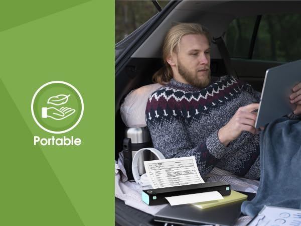 Thermal Paper, A4 Size, 100 Sheets, Compatible with Brother PocketJet PJ762/PJ763MFi, Hprt, Phomemo, etc.