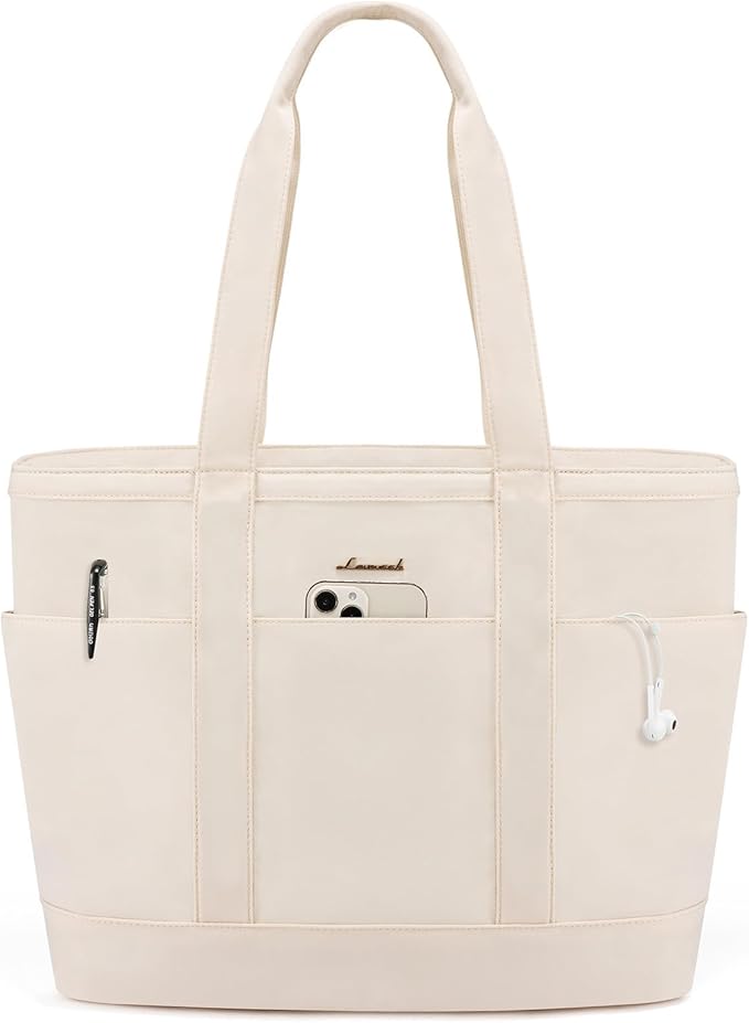 LOVEVOOK Tote Bag for Women,Lightweight Work Bag for Teacher, 15.6 Inch Laptop Bag,Large Shoulder Bag