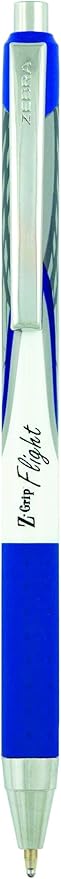 Zebra Pen Z-Grip Flight Retractable Ballpoint Pen, Bold Point, 1.2mm, Blue Ink, 12-Count (21920) - (Case of 6, 72 Count Total)