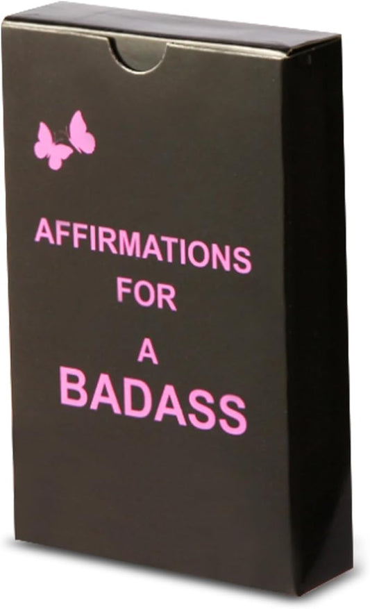 Funny Affirmation Cards for Women - Daily Positive Affirmations for Friend,Sister, Daughter, Wife, Boss & Coworker - Inspirational Self Care Gifts for Badass Woman Birthday Gift