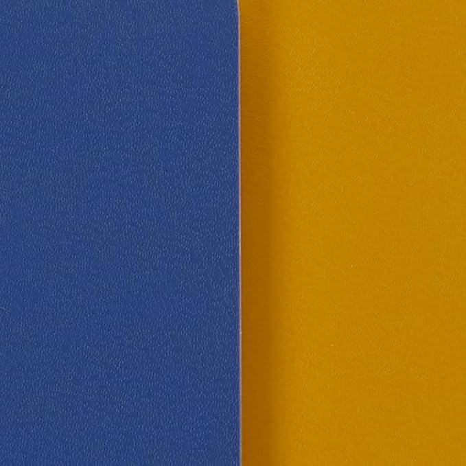 Moleskine Volant Journal, Soft Cover, XS (2.5" x 4") Plain/Blank, Forget-Me-Not Blue/Amber Yellow, 56 Pages (Set of 2)