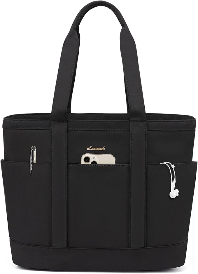 LOVEVOOK Tote Bag for Women,Lightweight Work Bag for Teacher, 15.6 Inch Laptop Bag,Large Shoulder Bag
