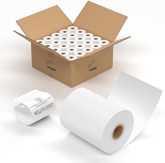 Thermal Receipt POS Cash Register Paper Rolls 2 1/4" x 50',50 rolls For Mini Thermal Receipt POS Cash Register