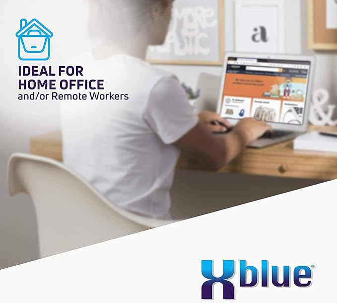 XBLUE QB1 System Bundle with 10 IP8g IP Phones Including Auto Attendant, Voicemail, Cell & Remote Phone Extensions & Call Recording