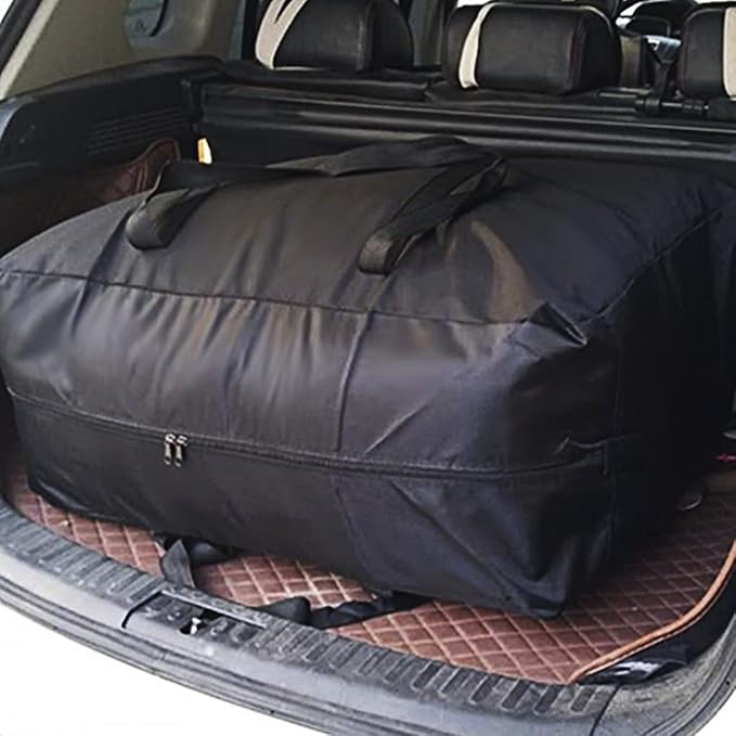 Extra Large Storage Bag for Moving 2 PCS Travel Bag Waterproof Large Moving Bag with Double Zippers and Reinforced Handles Large Capacity Duffle Bag for Moving Traveling Home Storage Packing