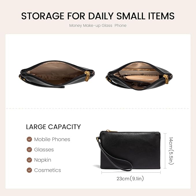LOVEVOOK Laptop Bag for Women, Work Tote Bags 15.6 inch Computer Bags for Laptops for Women Purse, Large Vintage PU Leather Waterproof Business Office Briefcase, Black