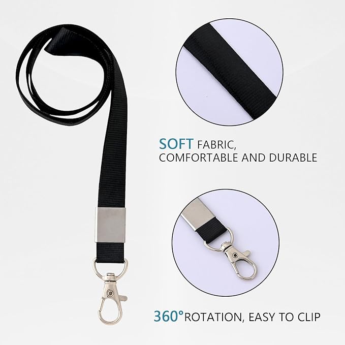 Lanyards for ID Badges, Red