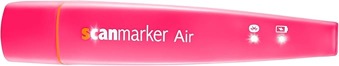 Scanmarker Air Pen Scanner & Translator Pen | Electronic Translation Pen & Smart Reading Pen for Dyslexia, Students & Professionals - Compatible with Mac, Windows, iOS & Android (Pink)