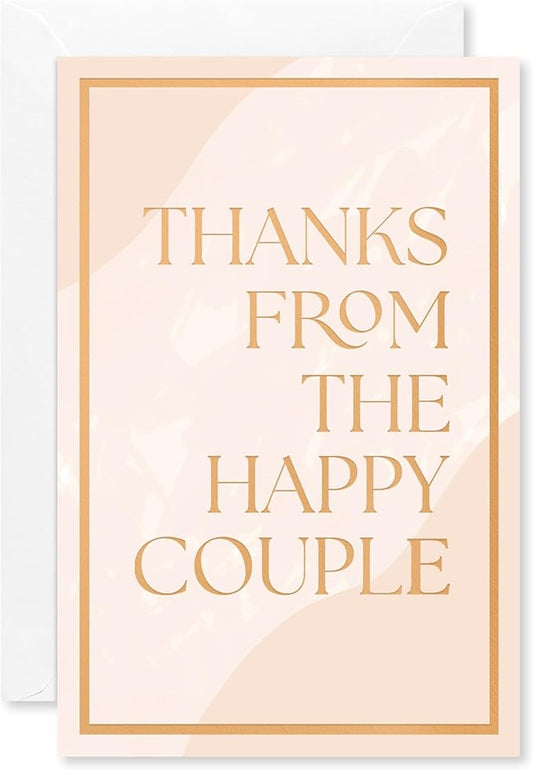 American Greetings 48-Count Blank Wedding Thank You Cards with Envelopes