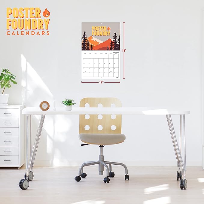 Mexico Calendar 2025 Monthly Wall Calender 12 Month | American Made In The USA