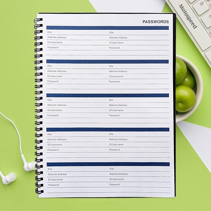 Cheneyboo 2024 Calendar Planner: July 2024-December 2025 Calendar Planner 2024-2025, 7.6"x10.2" Larger Size Planner with Double Inner Pocket, 18 Month Calendar Planner, Black