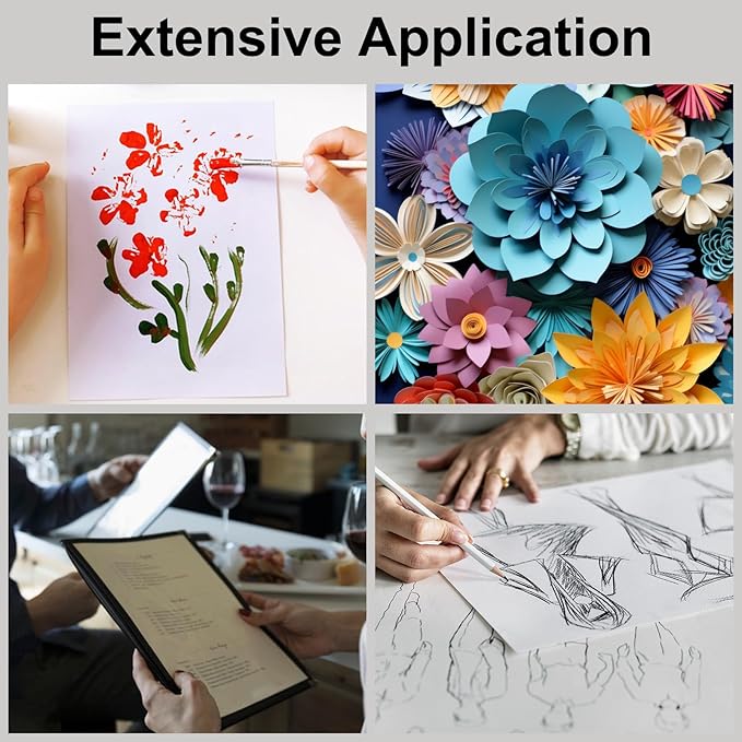 White Cardstock 8.5" x 11 ",30 Sheets Cardstock Paper 85 lb/230 gsm,Bright White Card Stock for Printer,Drawing,Gift tags,Invitations, Cards etc