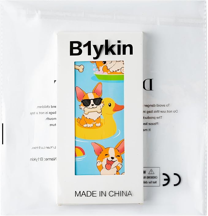 B1ykin Sticky Notes Set - Cartoon Theme Cute Self-Stick Notes Pad Teacher Appreciation Gifts, Self-Adhesive Writing Memo Pages Sticky to Do Notepad for Kids Employee School Office (Corgi)