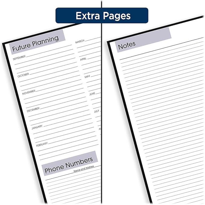 AT-A-GLANCE 2023-2024 Academic Planner, Monthly, 8" x 12", Large, Flexible Cover, DayMinder, Black (AY200)