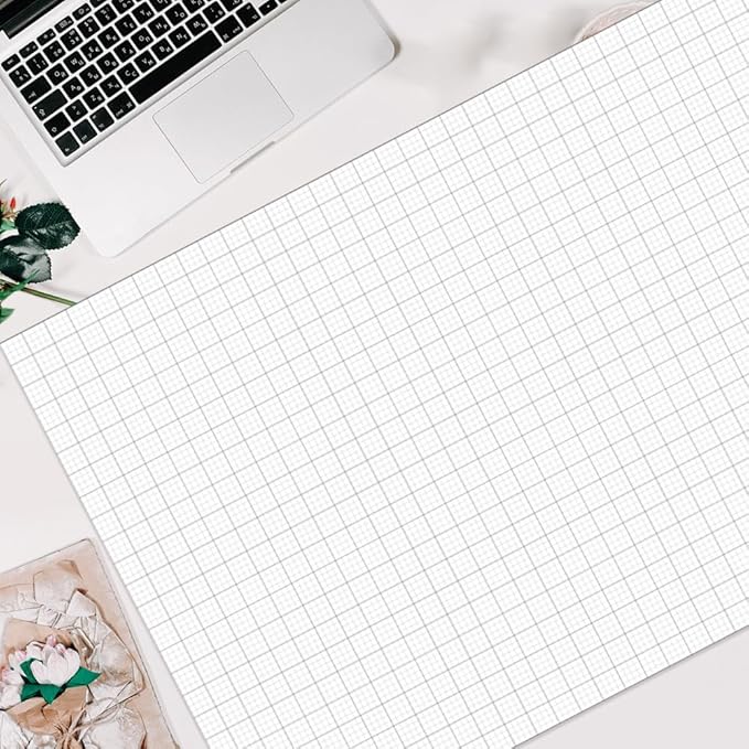 Graph Paper Pad - 24" x 36" Large Graph Paper, 25 Sheets/50 Pages, 4"x4" Ruled Grid Paper for Engineer Architect Designer Mathematician Draftsmen Sketch House Commercial Building Plan Drafting