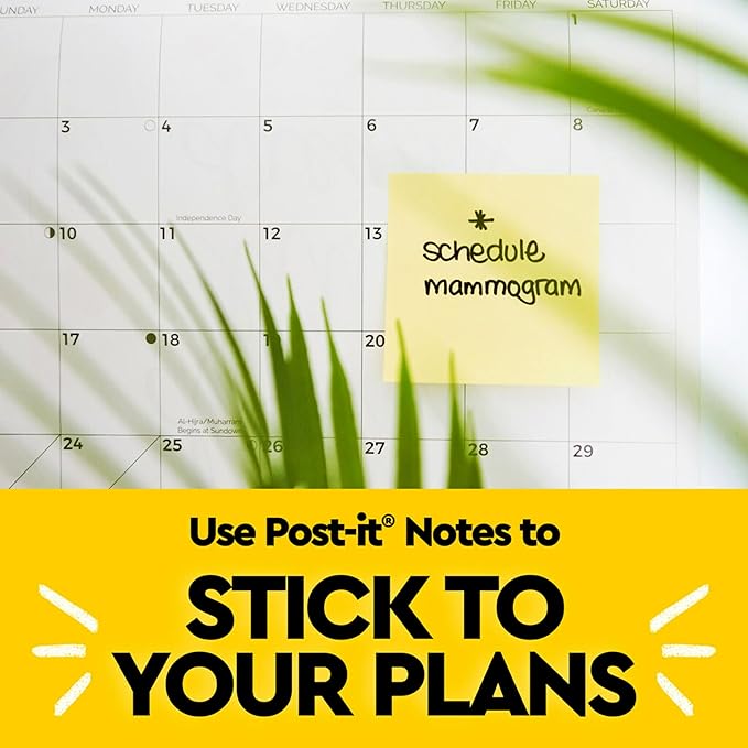 3M R335YW Post-It Lined Pop-Up Notes, 3 x 3, Yellow, 100 Sheet Pad, 6/Pack