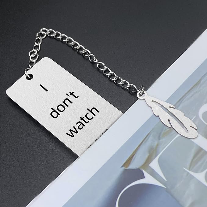 Metal Bookmarks for Women Book Lover Bookish Gifts,BookMarker with Chain for Birthday Christmas Valentines Gifts,with Exquisite Gift Box for Women Men Friends Teacher Classmate Book Lovers