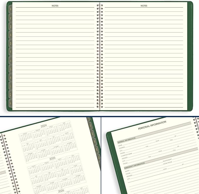 AT-A-GLANCE 2025 Planner, Monthly, 9" x 11", Large, Recycled, Green (70260G6025)