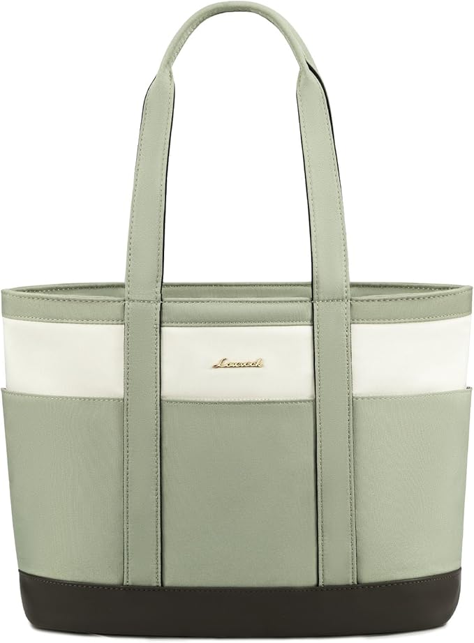 LOVEVOOK Tote Bag for Women,Lightweight Work Bag for Teacher, 15.6 Inch Laptop Bag,Large Shoulder Bag