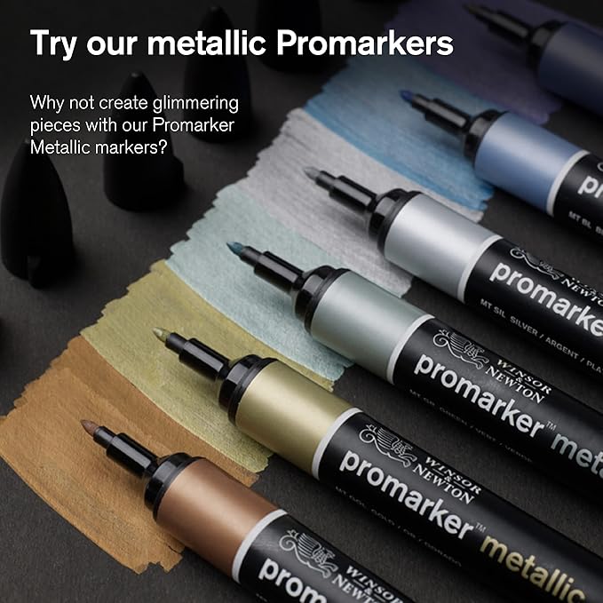 Winsor & Newton ProMarker Set, 6 Count, Skin Tones Set 1