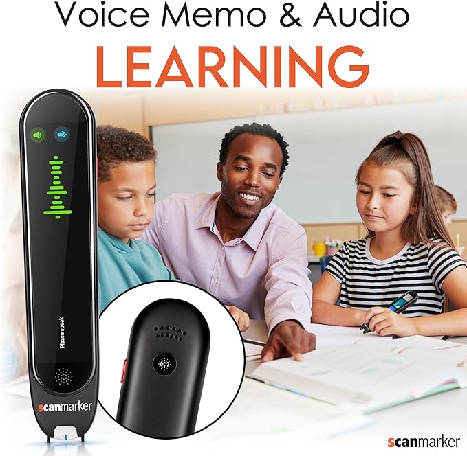 Scanmarker Pro | Reading Pen for Kids & Adults and Translation Pen | Assistive Tool & Language Translator Device for Dyslexia, Reading Support & Language Learners | Translator Pen for 100 Languages