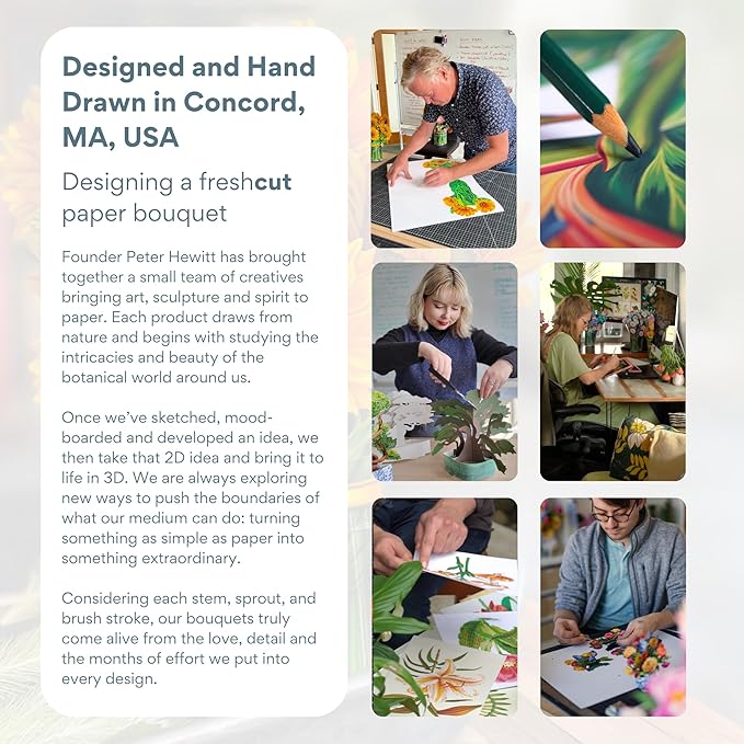 Freshcut Paper Pop Up Cards, Moonlight Garden, 12 Inch Life Sized Forever Flower Bouquet 3D Popup Greeting Card, Halloween Cards, Birthday Card, Blank Notecard & Envelope