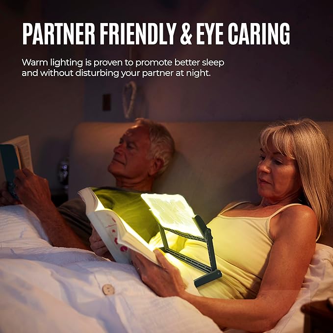 MAGNIPROS Patented 5X Large LED Page Magnifying Glass with Collapsible & Detachable Stand | 3 Color Modes & Anti-Glare Lens to Reduce Eye Strain- Ideal for Reading Fine Print, Crafting, Low Vision