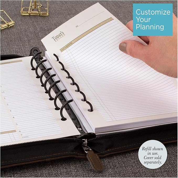 at-A-Glance Daily Planner Refill, 87242 Day-Timer, 2 Months, Undated, Size 4, 5-1/2" x 8-1/2" (031-225)