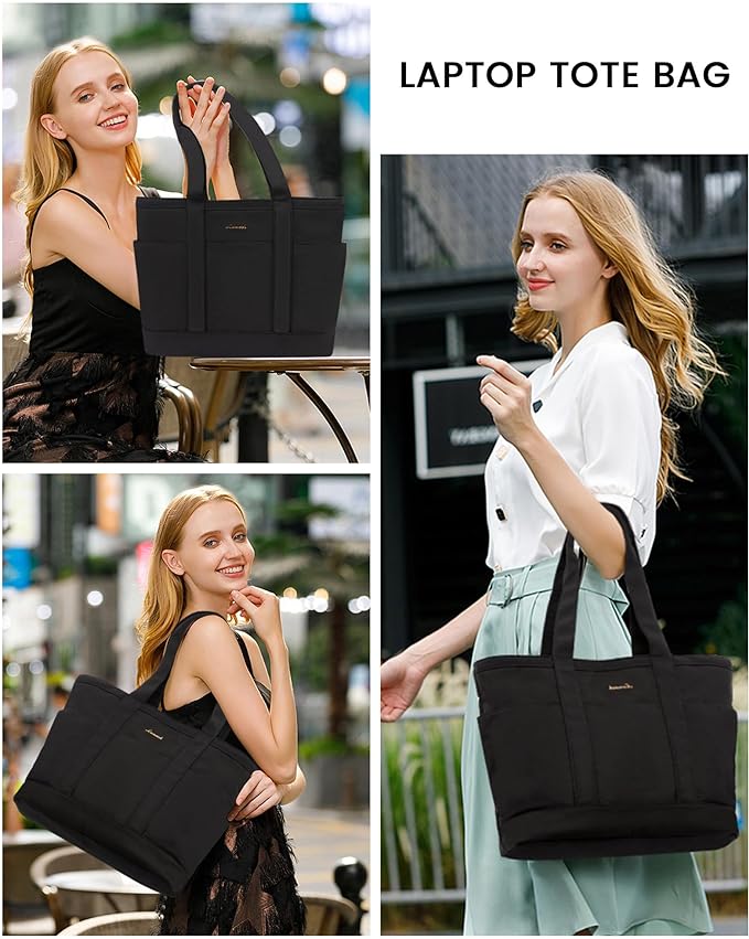LOVEVOOK Tote Bag for Women,Lightweight Work Bag for Teacher, 15.6 Inch Laptop Bag,Large Shoulder Bag