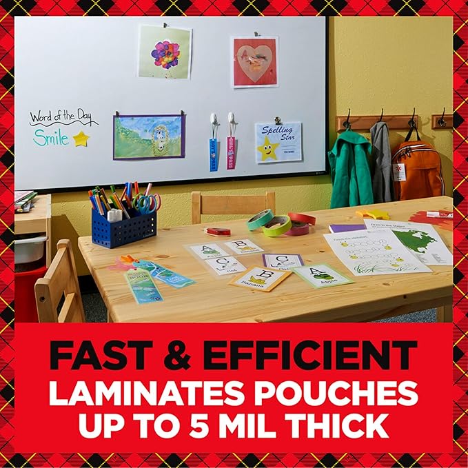 Scotch TL901X Thermal Laminator, 1 Laminating Machine, Gray, Laminate Recipe Cards, Photos and Documents, For Home, Office or School Supplies, 9 in.