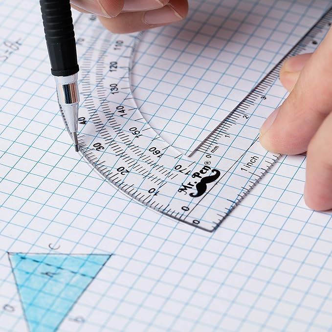 Mr. Pen- Graph Paper, 2 Pack of 22 Sheets, 17"x11", 5x5 (5 Squares per inch), Graphing Paper, Grid Paper Pad, Math Graph Paper Pad, Drafting Paper, Computation Pads, Large Graph Paper