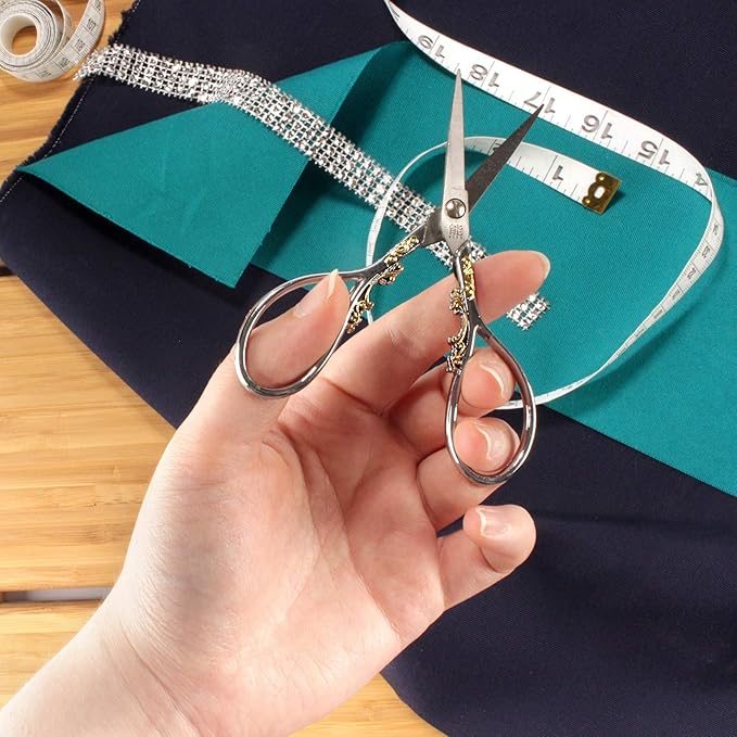 JubileeYarn Scrollwork Embroidery Craft Scissors - Assortment - 9 Scissors