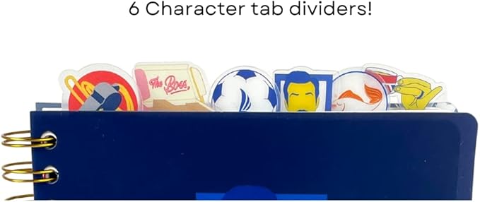 Innovative Designs Ted Lasso Tab Journal Notebook, Spiral Bound, 144 Lined Pages, 8 x 7 inches