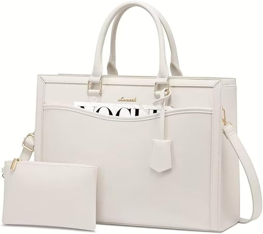 LOVEVOOK Laptop Tote Bag for Women, Office Work Bag Briefcase fit for 15.6 inch Laptop, Large Capacity Teacher Bag Handbag