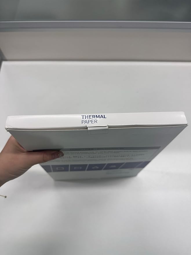 Thermal Paper, Thermal Printer Paper 8.27 x 11.69 Size, Thermal paper for portable printer Compatible with Hprt、Phomemo、Itari M08F MT800 Brother Pocket PJ763MFi Letter folded Paper 100 sheets