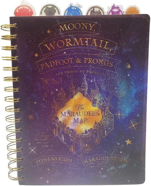 Innovative Designs Harry Potter Marauder’s Map Writing Notebook & Tab Journal for Kids, Teens or Adults