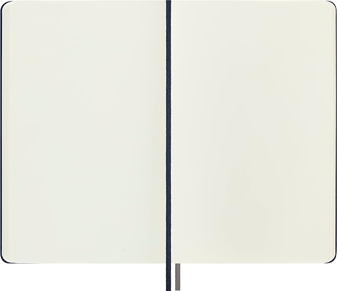 Moleskine Classic Expanded Notebook, Hard Cover, Large (5" x 8.25") Plain/Blank, Sapphire Blue, 400 Pages