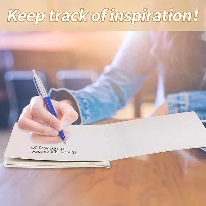 Gueevin 4 Pcs Hardcover Blank Board Book for Kids Chunky Thick Pages Book for Students Adults Sketching Drawing Writing School Office (8 x 11 Inch)