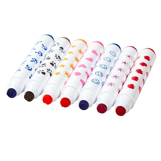 Colorations STAMPBUCK Colorations Washable Marker Stamper Bucket (Pack of 44)