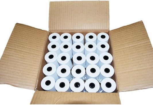 RBHK 2 1/4" x 50' Thermal Receipt Paper, Cash Register POS Paper Roll (50 Rolls)