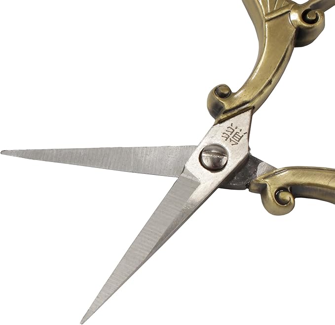 JubileeYarn Chinese Wing & Cloud Embroidery Scissors - Bronze - 30 Scissors