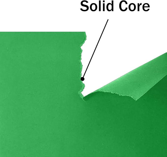 Forest Green Cardstock 8.5 x 11 Thick Printer Paper, Goefun 24 Sheets 80lb Green Card Stock Paper for Christmas Cards Making, Invitations and Craft