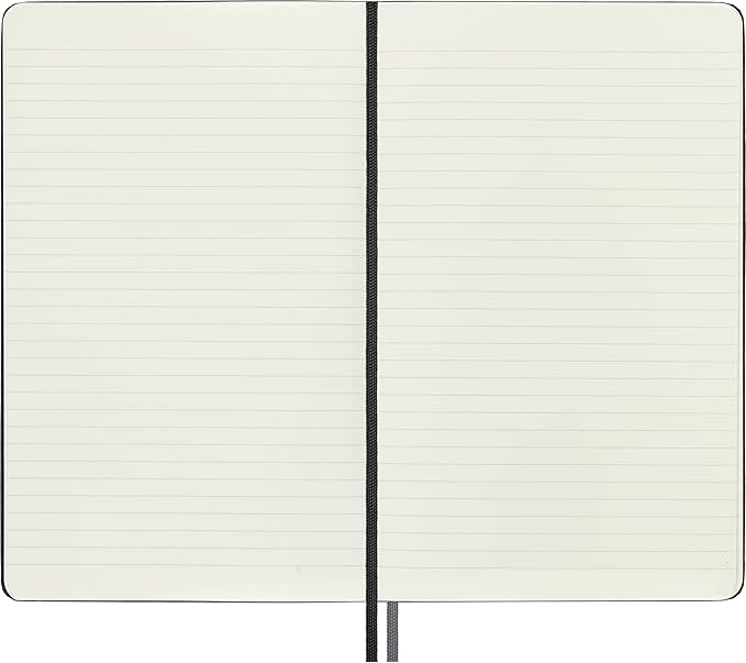Moleskine Classic Expanded Notebook, Hard Cover, Large (5" x 8.25") Ruled/Lined, Black, 400 Pages
