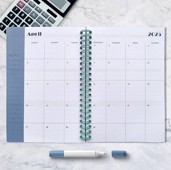 Cheneyboo 2025 Planner - January 2025- June 2026, Monthly Weekly Daily Planner 2025-2026, 18 Month Planner, 7.5"x10.2", Big Size Planner, Green