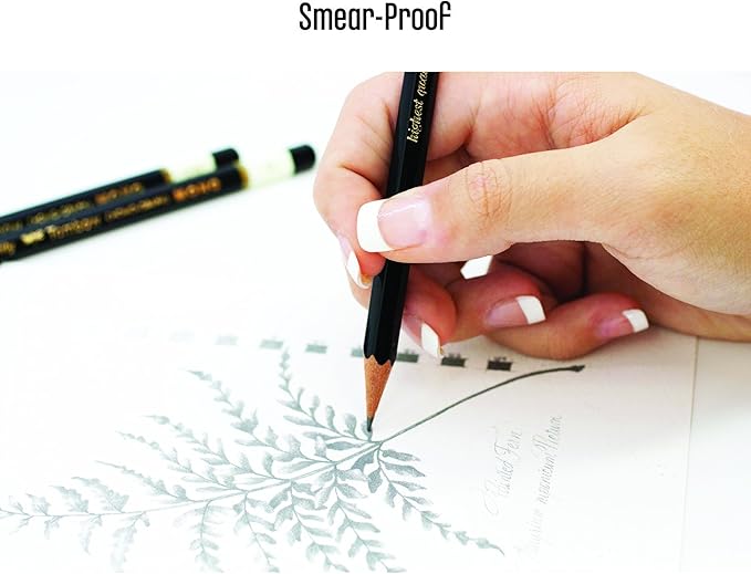 Tombow 51506 MONO Drawing Pencil, 3B, Graphite 12-Pack