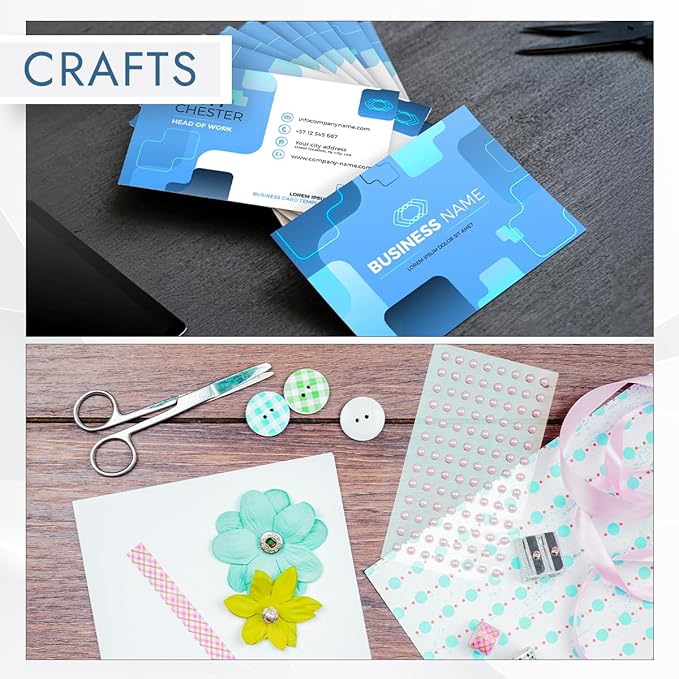 MOS Legal Cardstock Paper – 8.5” x 14”, 250 GSM, 110 Sheets – Heavyweight Off-White Cover Stock for Certificates, Menus, Legal Documents & Crafts – Smooth Finish, Printer-Friendly