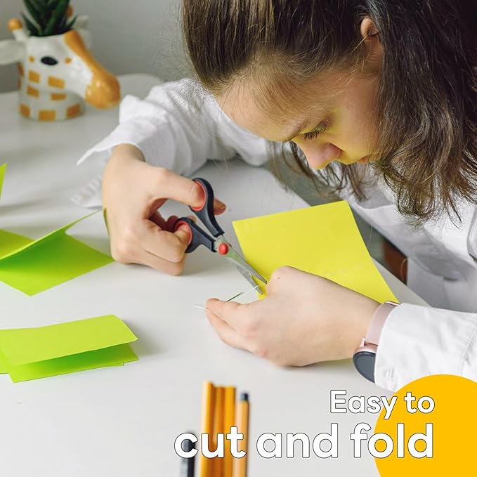 300 Sheets Colored Cardstock 8.5 x 11, Goefun 25 Colors Colored Printer Paper 65lb Construction Paper Assorted Colors for Crafts & Scrapbooking