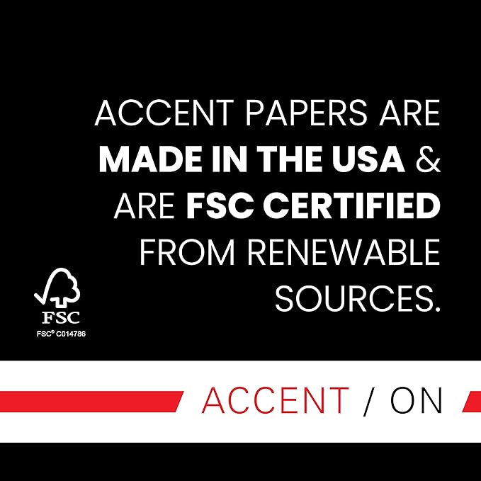 Accent Opaque White 19” x 13” Cardstock Paper, 100lb, 271gsm – 700 Sheets (4 Reams) – Premium Super Smooth Heavy Cardstock, Printer Paper for Ink Heavy Invitations, Cards, Menus, Images – 189039C