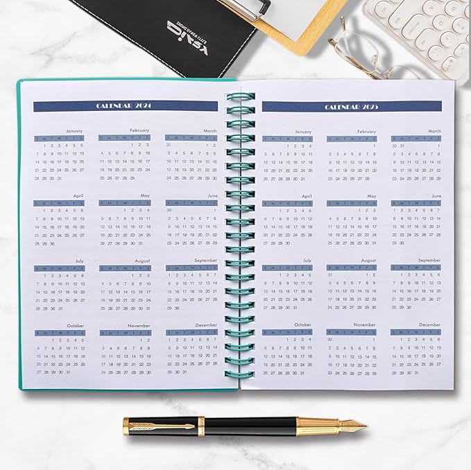 Cheneyboo 2025 Planner - January 2025- June 2026 Yearly Planner, Monthly Weekly Daily Planner 2025-2026, 18 Month Planner, 5.2"x7.5", Green
