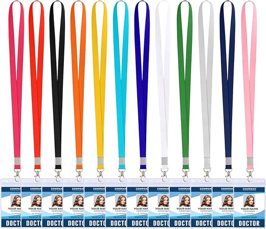 Lanyards for ID Badges, Red